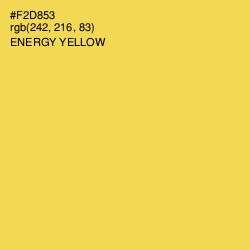 #F2D853 - Energy Yellow Color Image